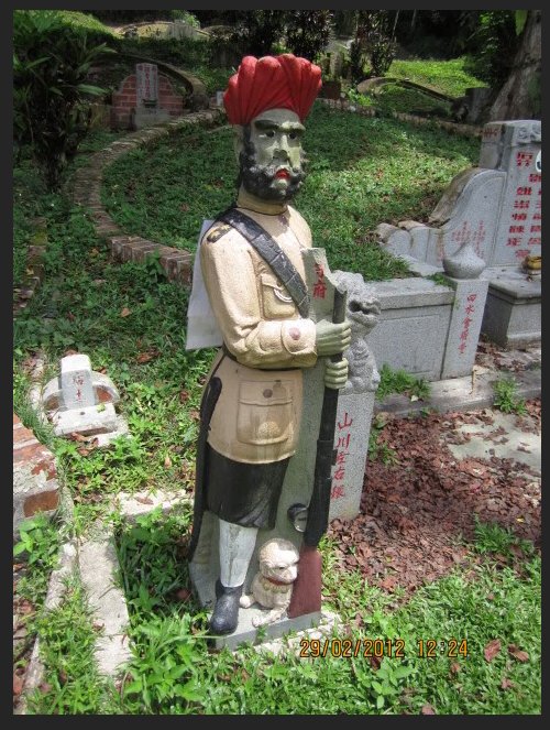 Sikh Statues Tombstone Guards