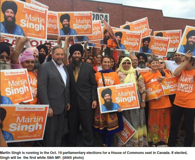 'White' Sikh In Canadian Political Race