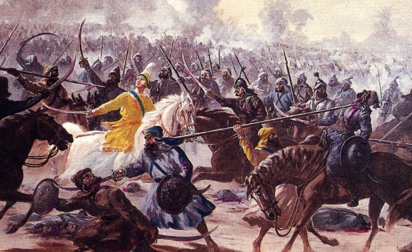 At the Battle of Chamkaur