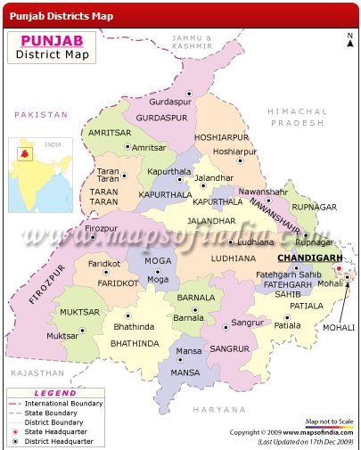 Punjab Map (51K)