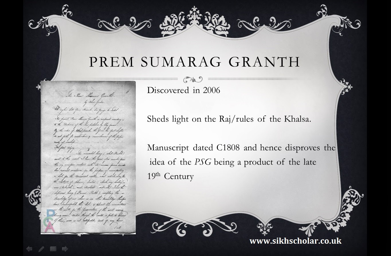 Prem Sumarag Granth pres (196K)