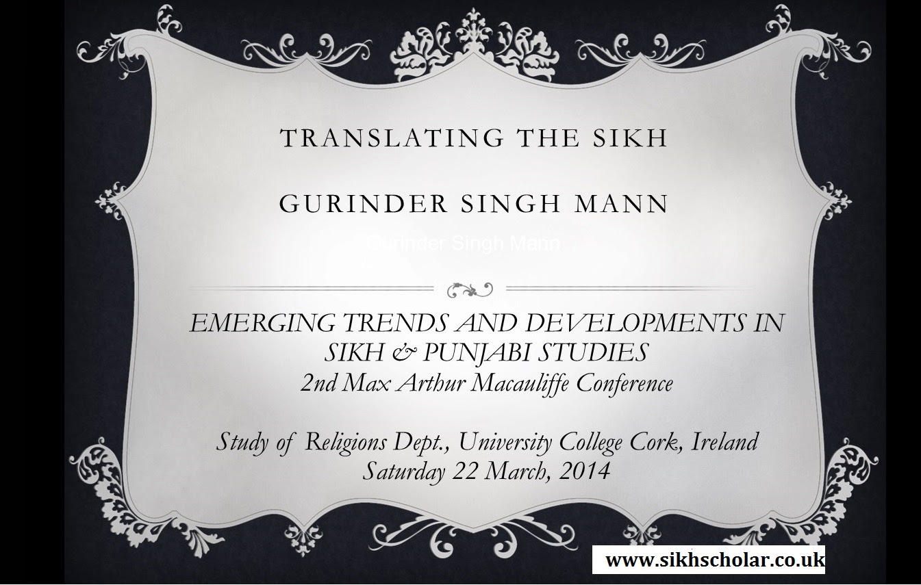 Translating the Sikh pres cover (176K)