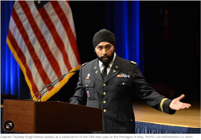 Retired 3 Star Army Generals Back Sikhs in Military