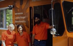 Seva truck of American sikh