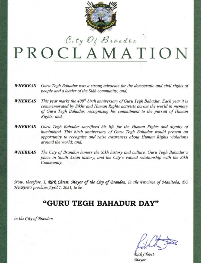 Brandon City proc Guru Tegh Bahadur Day.jpg