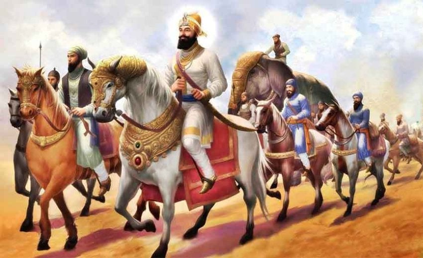 Image result for guru gobind singh on horse