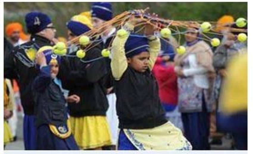 Surrey Vaisakhi parade Sikh youths participate with pride