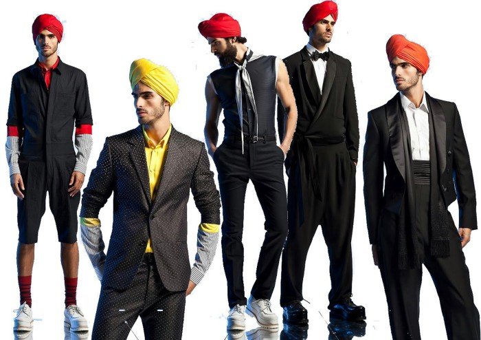 Booted-Sardars-in-Tuxedos-at-Jean-Paul-Gaultier-Mens-RTW-Spring-2013 (93K)