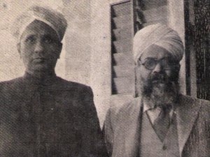 Nobel Laureate C.V. Raman and B.K. Singh