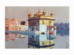 Portrait of the Golden Temple by Hiroshi Yoshida