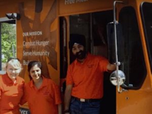 Seva truck of American sikh