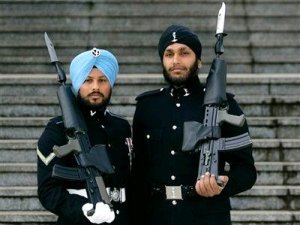 Signaler Simranjit Singh and Lance Cpl. Sarvjit Singh 