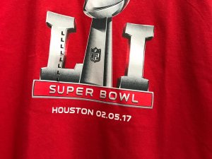Super Bowl LI tee shirt