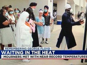 George Floyd Memorial in Houston Texas