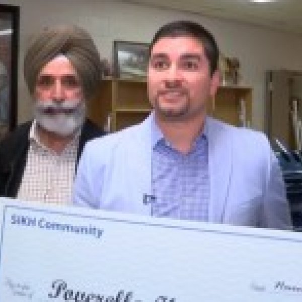 Sikh Community Donates Big For Needy Sikhnet Sikh Community Donates Big For Needy Sikhnet