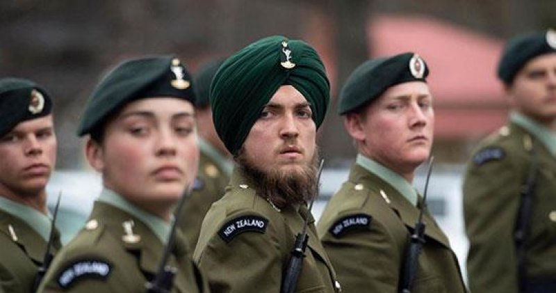 White Baptised Sikh Joins New Zealand Army | SikhNet