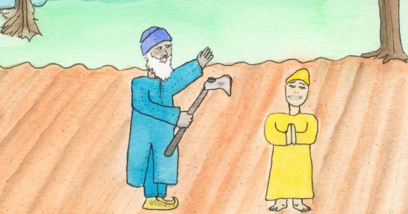 Nanak And The Corn Field Sikhnet