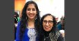Min Kaur with her mother Pritpal Kaur