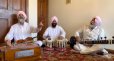 The Partap Brothers, a New York-based trio of Sikh musicians, use Facebook Live to broadcast their kirtan for Vaisakhi on Sunday, April 12, 2020. Video screengrab
