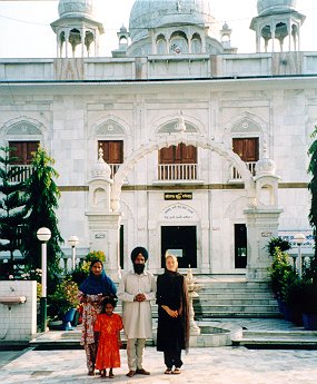 Standing in front of Paonta Sahib