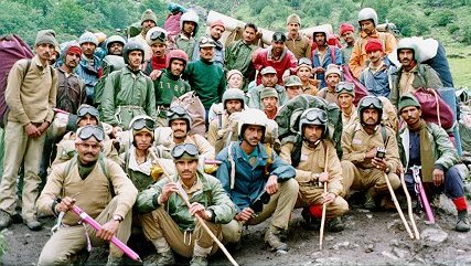 ITBP mountaineering trainees