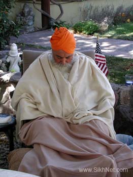 Siri Singh Sahib Resting