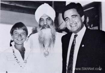 The Siri Singh Sahib and Bill Richardson