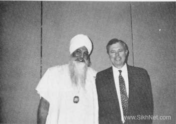 The Siri Singh Sahib and John Van de Kamp