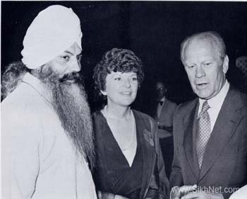 The Siri Singh Sahib and President Ford