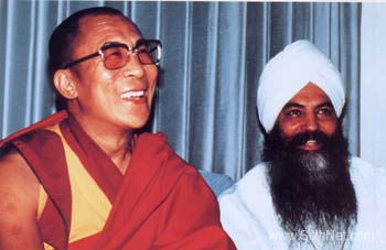 The Siri Singh Sahib and the Dalai Lama