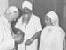 The Siri Singh Sahib and Bibi Inderjit Kaur with Pope John Paul